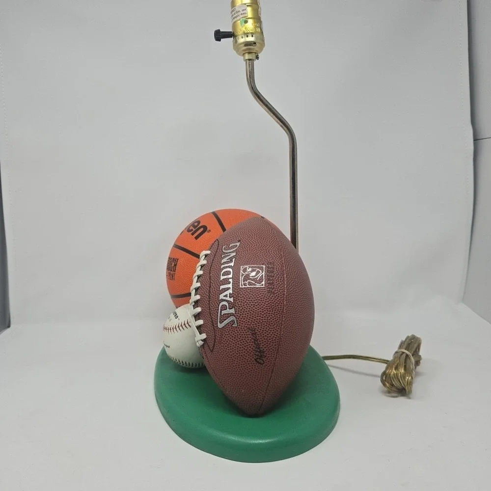 Sports Theme Lamp Mini Football Basketball Baseball Kids Molten Spalding Champro